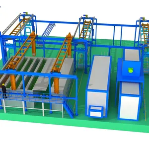 aluminum profile dipping tank pretreatment powder coating line