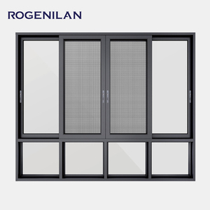 Úc Sang Trọng Lớn Hợp Kim Nhôm Nhiệt Phá Vỡ Bên Ngoài Slding Cửa Sổ Với Bảo Vệ - Product Image 5