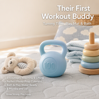 Jouet en silicone pour bébé, Kettlebell doux et sûr, pour nourrissons et jeunes enfants, non toxique, sans BPA, personnalisable OEM ODM, vente en gros