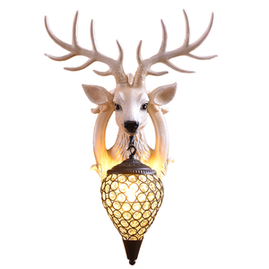 Vintage Geweihförmige LED-Wandleuchte aus Eisen, Modernes Design für Außenbereich, Terrasse, Hotel, Restaurant, Hirschhorn-Wandleuchte - Product Image 5