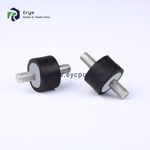Soportes Antivibración de Goma Moldeados a Medida, Soporte Antivibración de Goma de Alta Resistencia a la Tensión con 2 Pernos - Product Image 3