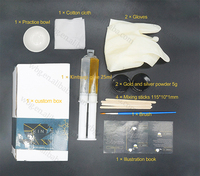 Kit de réparation Kintsugi en céramique de haute qualité WBG avec colle époxy plastique dorée pour la construction et le travail du bois