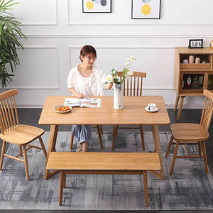 <span class=keywords><strong>Banc</strong></span> long convertible <span class=keywords><strong>en</strong></span> <span class=keywords><strong>bois</strong></span> massif, style moderne et simple, pour salle à manger, chambre ou <span class=keywords><strong>entrée</strong></span>, <span class=keywords><strong>en</strong></span> chêne - Product Image 6