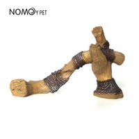 Nouveau Reptile Terrarium Paysage Accessoires Branche Fourchue Artificielle Corde De Chanvre Cadre D'escalade pour Reptiles