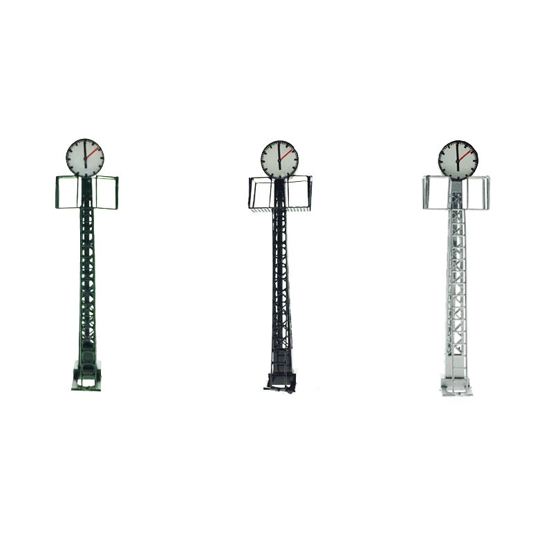 10 Lampioni Scala HO 1:87 Con LED Bianco Caldo – Evemodel Per Diorami Ferroviari