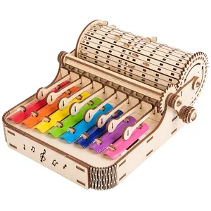 آلة موسيقية خشبية للأطفال مصنوعة يدويًا من Xylophone ذات المبيعات العالية لعام 2024 ألعاب الأطفال الفنية التعليمية والمسلية