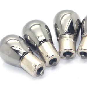 Ampoules automobiles chromées ambre P21w de haute qualité - Product Image 1