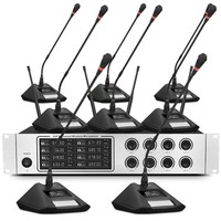 Système de microphone sans fil à casque dynamique UHF 8 canaux KC-1108 de haute qualité, corps métallique, connecteur XLR, réduction du bruit, portable