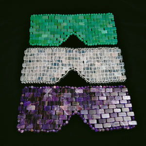 HZ réel pour la thérapie <span class=keywords><strong>anti</strong></span>-âge <span class=keywords><strong>masque</strong></span> de soulagement des maux de tête et des migraines perles de pierre de jade <span class=keywords><strong>masque</strong></span> pour les yeux de refroidissement - Product Image 3
