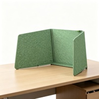 Panneau Acoustique PET Certifié Pliable en Forme de U pour Bureau, Écran de Bureau, Panneau Acoustique en Polyester TUV, Diviseur Insonorisant à Trois Côtés, Utilisation au Bureau et dans le Salon