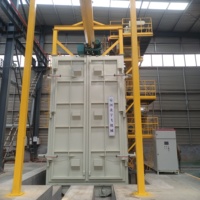 Máquina de Granallado Tipo Gancho CE con Sistema de Control Automático PLC, Alta Productividad, Motor de Marca Reconocida para Carbono