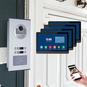 Interphone IP résidentiel intelligent sonnette vidéo connectivité <span class=keywords><strong>filaire</strong></span> <span class=keywords><strong>visiophone</strong></span> système de sécurité à domicile caméra de porte moniteur réseau TCP - Product Image 1