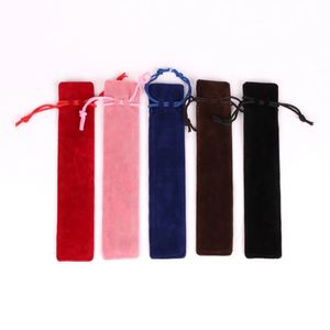 Pochette en velours rouge, sac à cordon personnalisé, sac cadeau rouge bordeaux pour Noël, la Saint-Valentin, bijoux, emballage de bague de mariage - Product Image 3