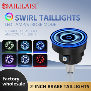 Feux arrière de freinage à LED, mode stroboscopique, motos, tricycles, lumières dynamiques colorées, clignotants universels, vélo électrique - Product Image 3