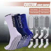 OEM Chaussettes de football antidérapantes personnalisées pour hommes et femmes Chaussettes de football antidérapantes avec logo personnalisé