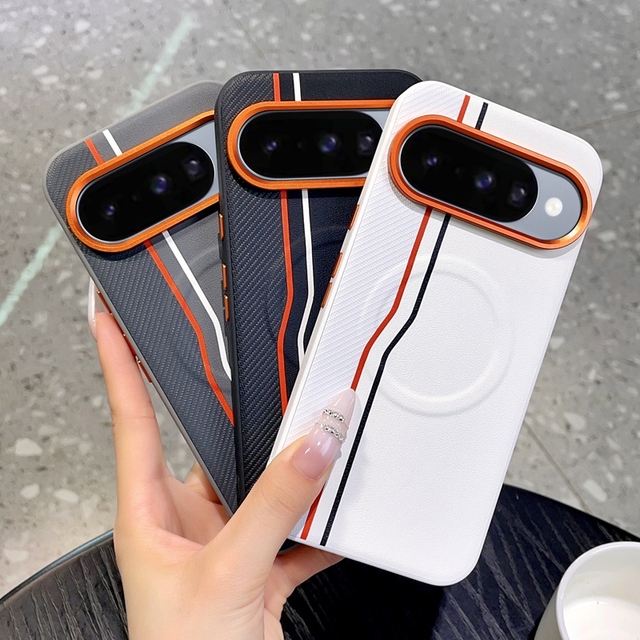 Google Pixel11 Pixel10Pro XL Pixel9Pro 10A 9A Magnetic Wireless Charge PU Leather Protective Anti-Drop Shockproof Phone Case