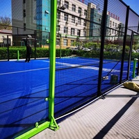 Chine Usine Vente Directe Extérieur Intérieur Padel Court Panoramique Professionnel Padel Tennis Court