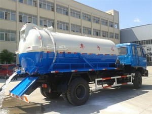 Low Cost Dongfeng 4X2 13CBM Vacuum Suction Truck for Wastewater Removal - Product Image 5