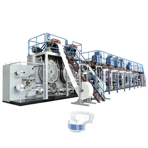 Full servo cost effective diaper making machine for baby diapers production line