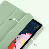 Étui de protection en cuir Pu avec porte-crayon, doublure peau épaisse, doux, pour Ipad Air 4, 2020/10.9 pouces, couverture pliable
