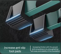 Échelles combinées industrielles en aluminium, design pliable - Modernes pour appartement, école, salon, supermarché, escalier