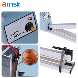 آلة الدفع الحراري المحمولة شبه الأوتوماتيكية للإغلاق ، أكياس السلع الكيميائية من ورق الكرافت الكهربائية - Product Image 5