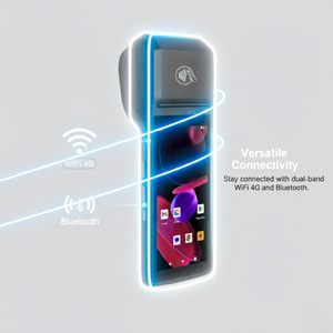 Stampante Termica per Ricevute ad Alta Velocità Longfly POS H10 Android 14 58mm con Schermo Touch da 5.5 Pollici, Dispositivo Portatile per <span class=keywords><strong>Punto</strong></span> <span class=keywords><strong>Vendita</strong></span>, 3GB RAM + 32GB ROM - Product Image 6