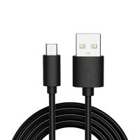 Kabel Listrik OEM USB 2.0 Micro USB Jantan ke Jantan, Panjang 3 Kaki