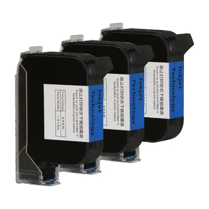 Hot Inkjet Printer genggam pelarut tinta Cartridge 12.7mm untuk Tij Online Inkjet Printer Digital Inkjet Printer lini produksi