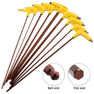 M3-M10 nhựa <span class=keywords><strong>t</strong></span> xử lý thêm dài hợp kim thép S2 phẳng/Bóng kế<span class=keywords><strong>t</strong></span> thúc kép <span class=keywords><strong>Hex</strong></span> Allen Chìa Khóa mô-men xoắn cờ lê - Product Image 3