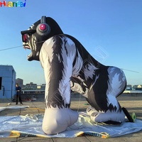 Prix usine personnalisé géant publicité gonflable gorille modèle défilé dessin animé gonflable marche gorille babouin