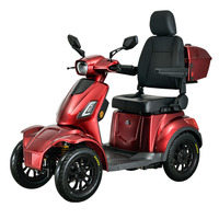 Scooter électrique 4 roues 1000W 25KM/H avec batterie amovible et design étanche pour personnes âgées - Stock UE