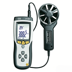 Medidor de Velocidad del Aire Portátil DT 8893 0.4-30m/s, Anemómetro con Termómetro IR sin Contacto - Product Image 2