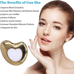 Ice <b>Compress</b> Cooling Massager Style Metal Scraping Massage Board Beauty Products Stainless Steel Guasha Facial Massage - Product Image 4