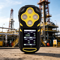 Détecteur de gaz portable 4-en-1 (SO2) pour station-service, régulateur de pression, sous-sol et station d'épuration