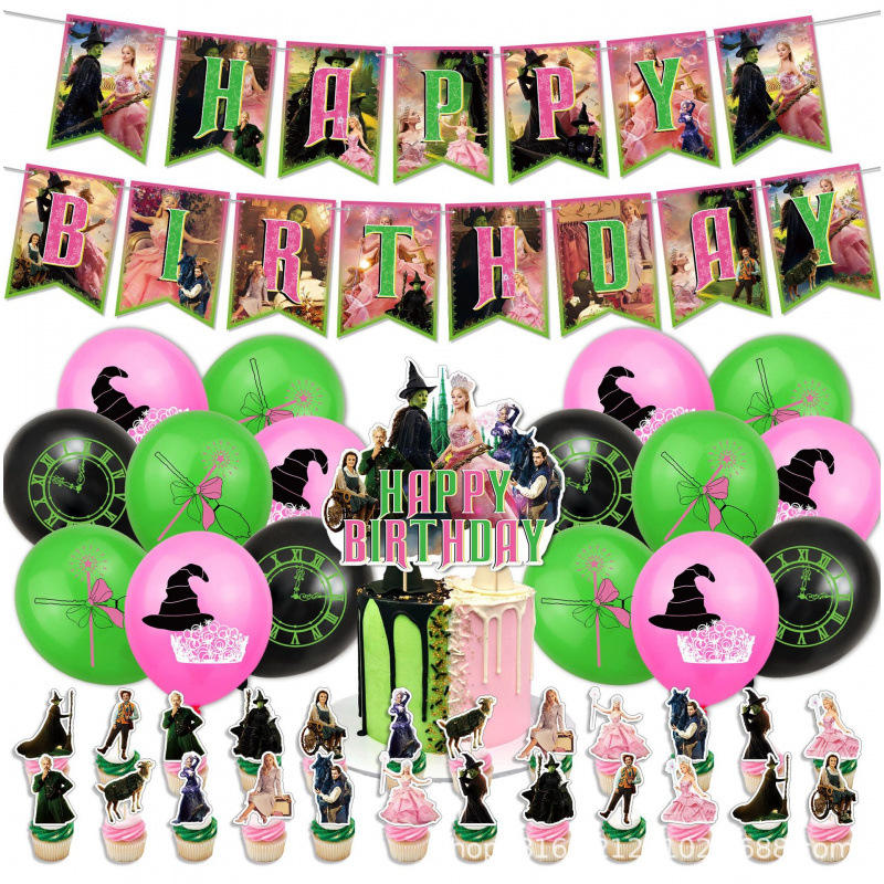 Banner 1 set 16 file di palloncini 24 file grandi 1