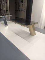 Meiyani Distributeur de savon à capteur de luxe 2-en-1 en laiton et Robinet de lavabo à détection pour salle de bain
