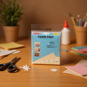 Cuscinetti in Schiuma Adesivi ILAN 8x8x1mm 352U per Lavori Artigianali - Product Image 2