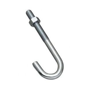 J <b>Hook</b> <b>Bolt</b> L <b>Hook</b> <b>Bolt</b> Anchor <b>Bolt</b> Aluminum Clamp Bracket Galvanized Steel Solar Mounting Hardware OEM - Product Image 3