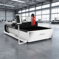 Machine de découpe laser à fibre populaire et économique 3000W, table de travail unique, CNC automatique pour la fabrication d'acier et d'aluminium