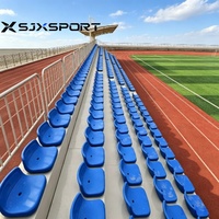 Siège portable pour gradins de stade extérieur, chaise de camping pour équipe avec dossier pour événements sportifs