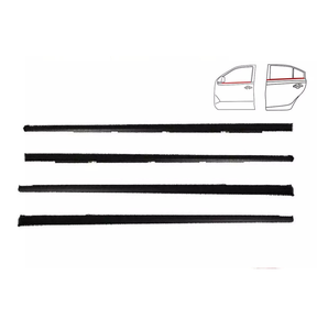 JJQ pour Honda Civic 1992-1995 Bandes d'étanchéité extérieures pour véhicules Autres parties de <span class=keywords><strong>carrosserie</strong></span> <span class=keywords><strong>automobile</strong></span> 4 PCS 72410-SR4-003 - Product Image 2