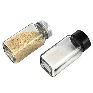 厂家价格批发优质100毫升盐和胡椒瓶香料玻璃罐
