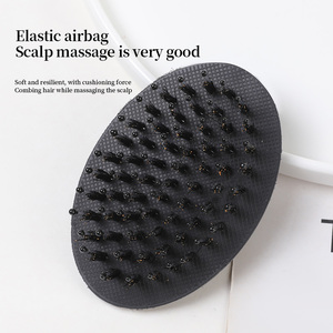 Brosse démêlante Taolu personnalisée avec logo, en poils de sanglier naturels, <span class=keywords><strong>pour</strong></span> extensions de cheveux, utilisation à <span class=keywords><strong>sec</strong></span> et humide, idéale <span class=keywords><strong>pour</strong></span> les cheveux bouclés - Product Image 6