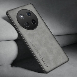 Custodia di Lusso per Uomo d'Affari per <span class=keywords><strong>Honor</strong></span> X60 / X60 Pro / <span class=keywords><strong>Honor</strong></span> X9c in Pelle di Pecora con Protezione Completa per Obiettivo e Retro - Product Image 3