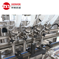 Machine de remplissage d'huile végétale d'huile d'arachide d'huile de cuisson de type linéaire à vitesse rapide de haute qualité
