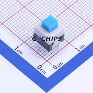 BTSA-L-P-14 Push Button Switch Through hole Component (THT) Switch Self-Locking Square Button Through Hole 50mA - Product Image 1