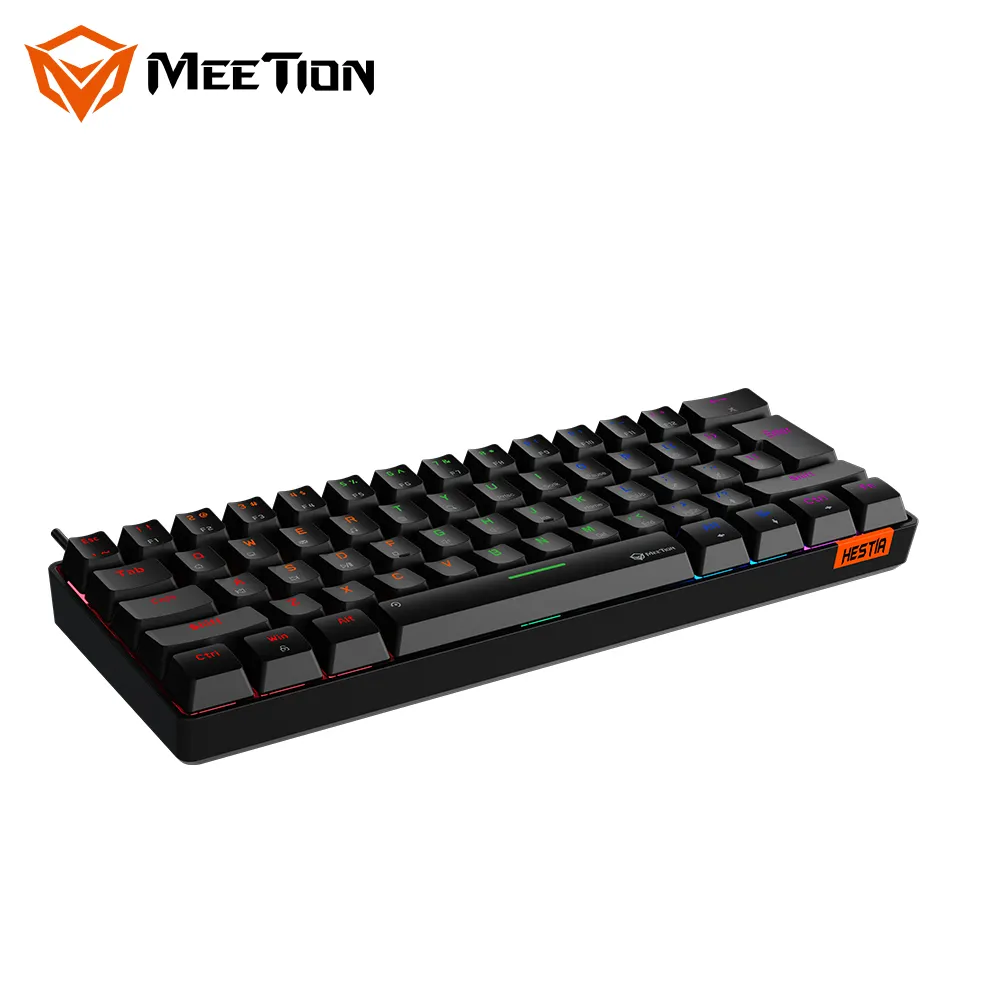 MEETION MT-MK005 High-performance Home Entertainment Game Office Green Axis 61-key Mechanical Gaming Keyboard