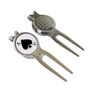 Precio al por mayor fuerte marcador magnético de bolas y juegos de regalo de reparación Golf aleación de zinc Metal Golf Divot Tool - Product Image 1