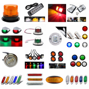 Feu stop à <span class=keywords><strong>LED</strong></span> 12V <span class=keywords><strong>24V</strong></span> Feu arrière de dégagement Feux de position latéraux - Product Image 1